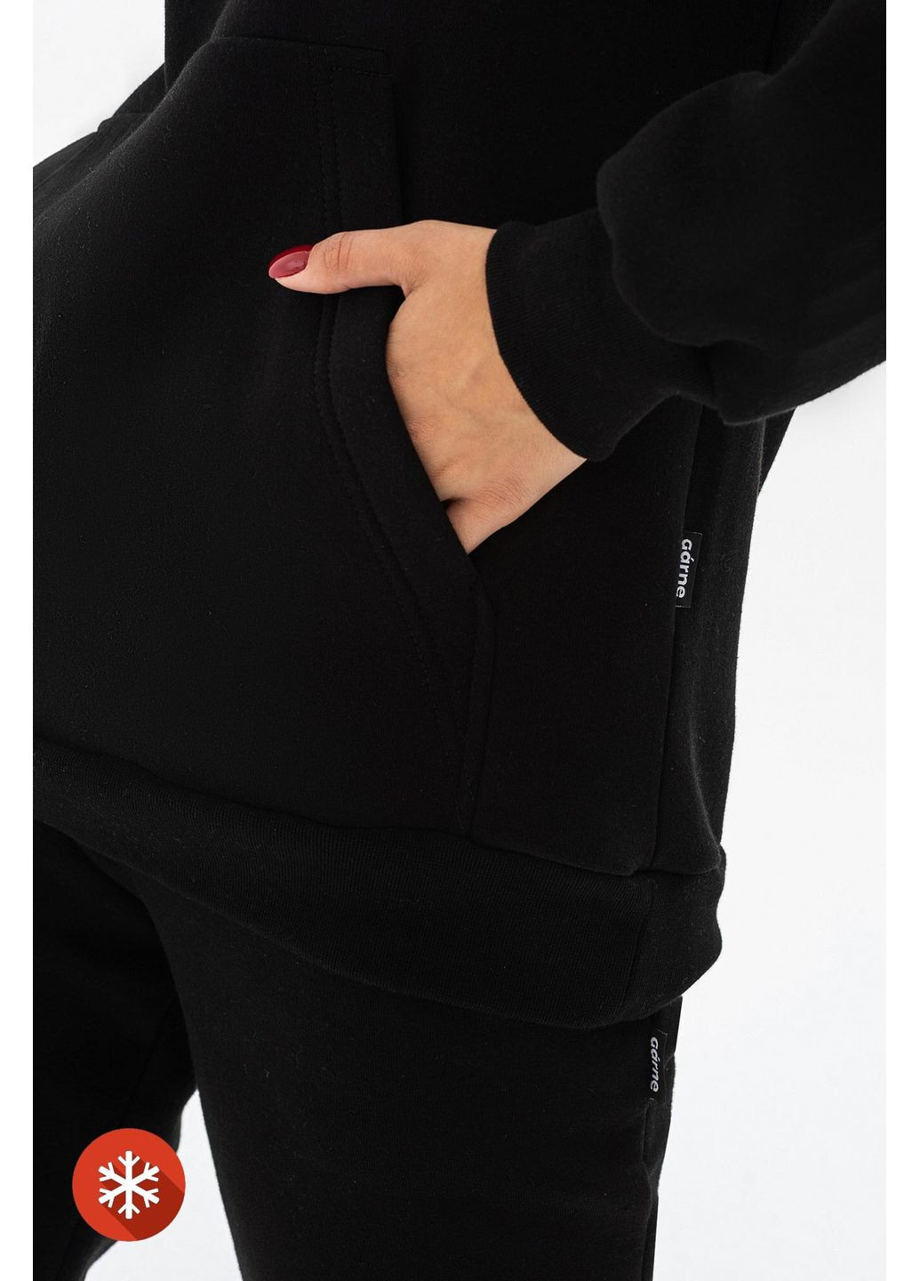 Худи MILLI "Ласточки", черное Garne (368765045)