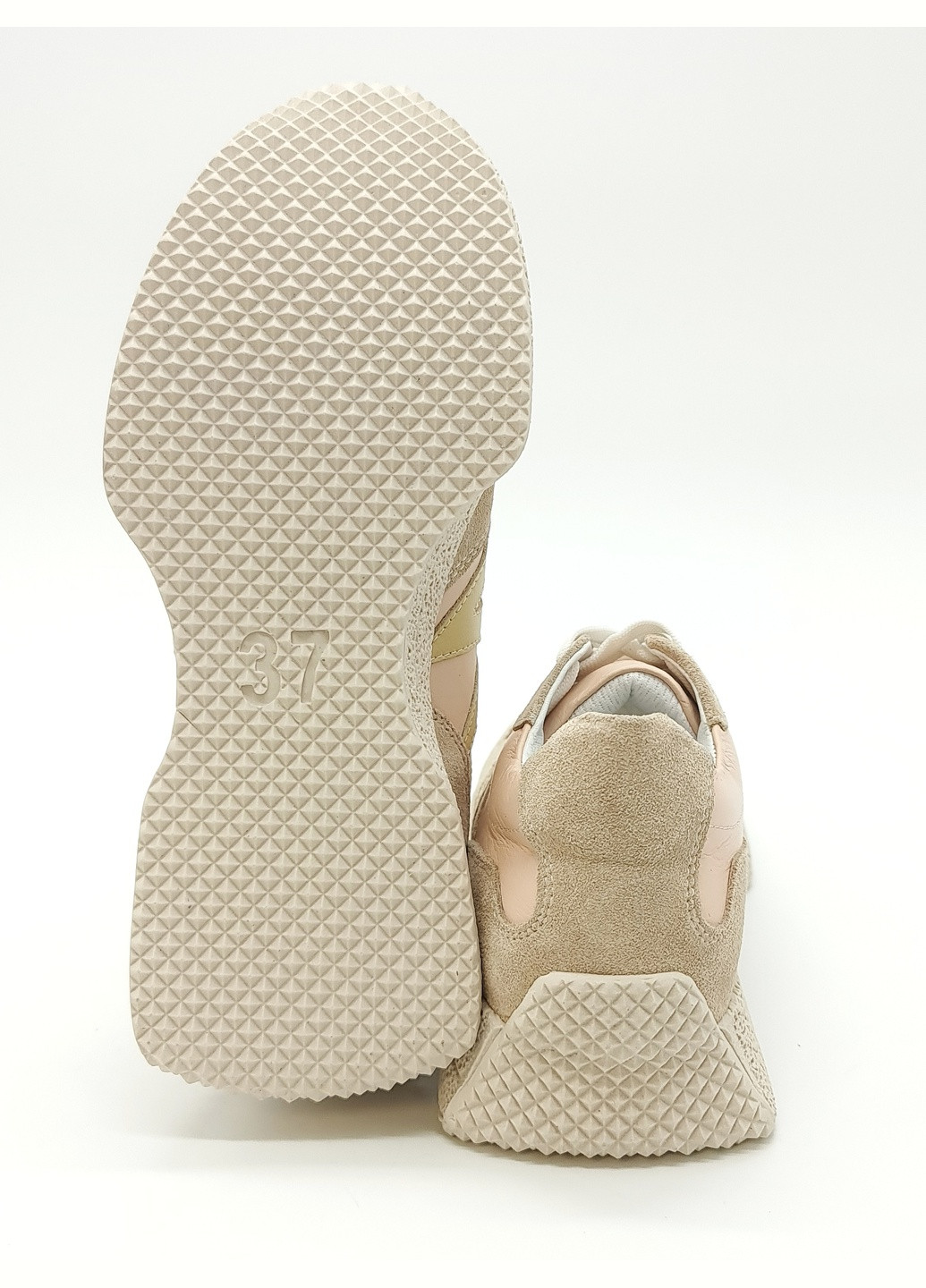 Бежеві всесезонні жіночі кросівки бежеві шкіряні at-14-1 25 см (р) ALTURA
