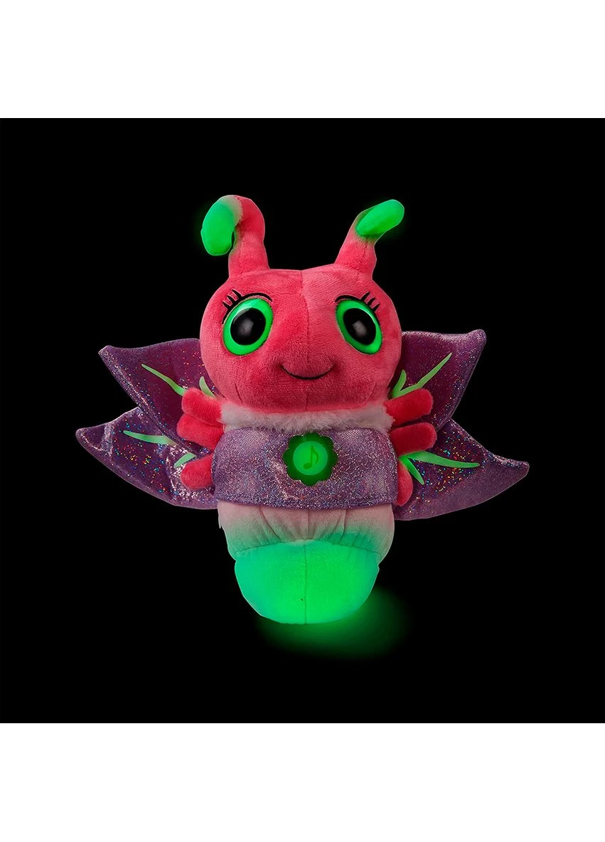 Мягкая игрушка Glowies – Розовый светлячок Pink Firefly – 15 см No Brand (394240518)