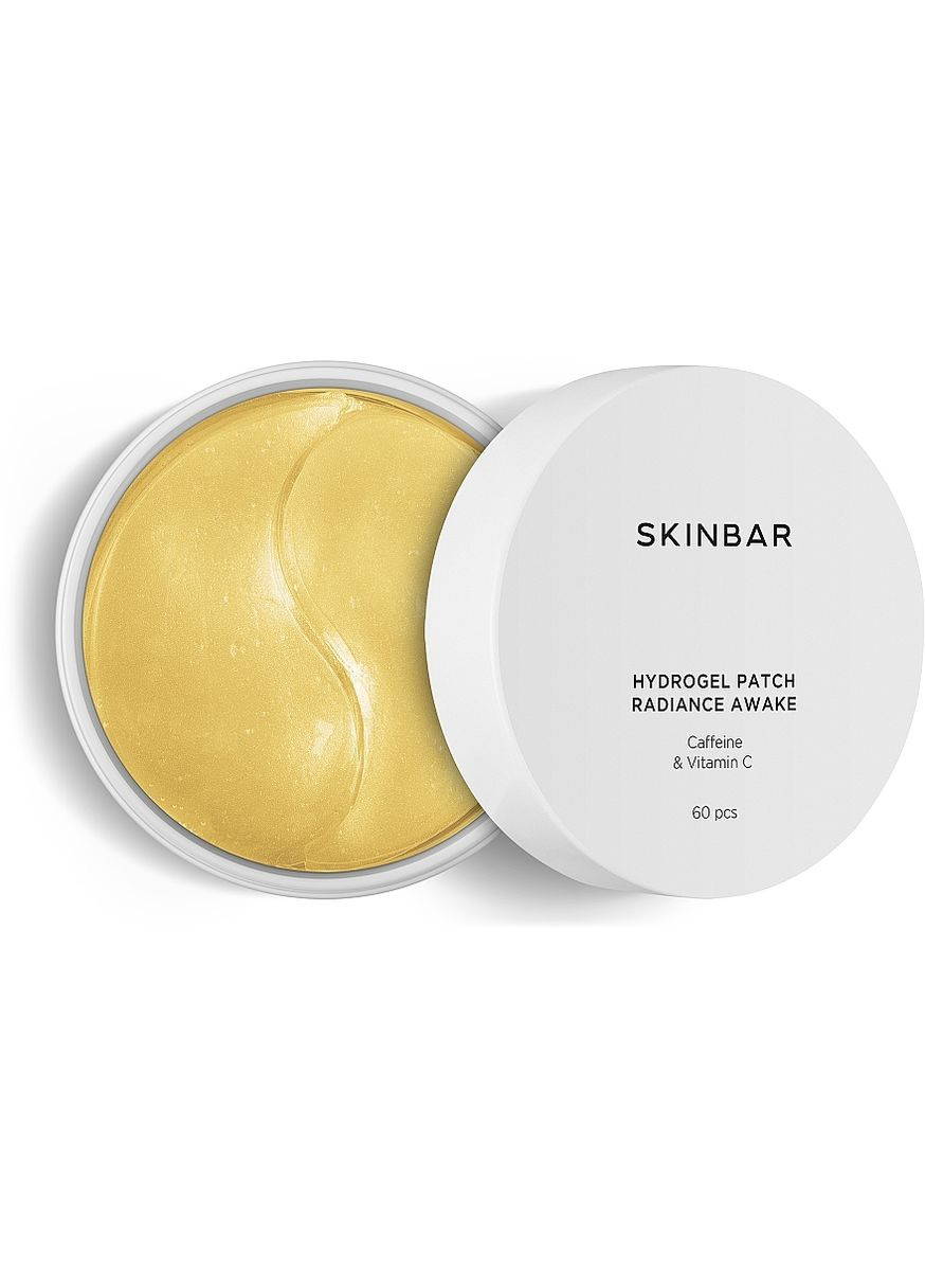 Патчи гидрогелевые под глаза осветительные с кофеином и витамином C Caffeine & Vitamin C Hydrogel Patch 60шт (1369459-20536369) SKINBAR (368868940)