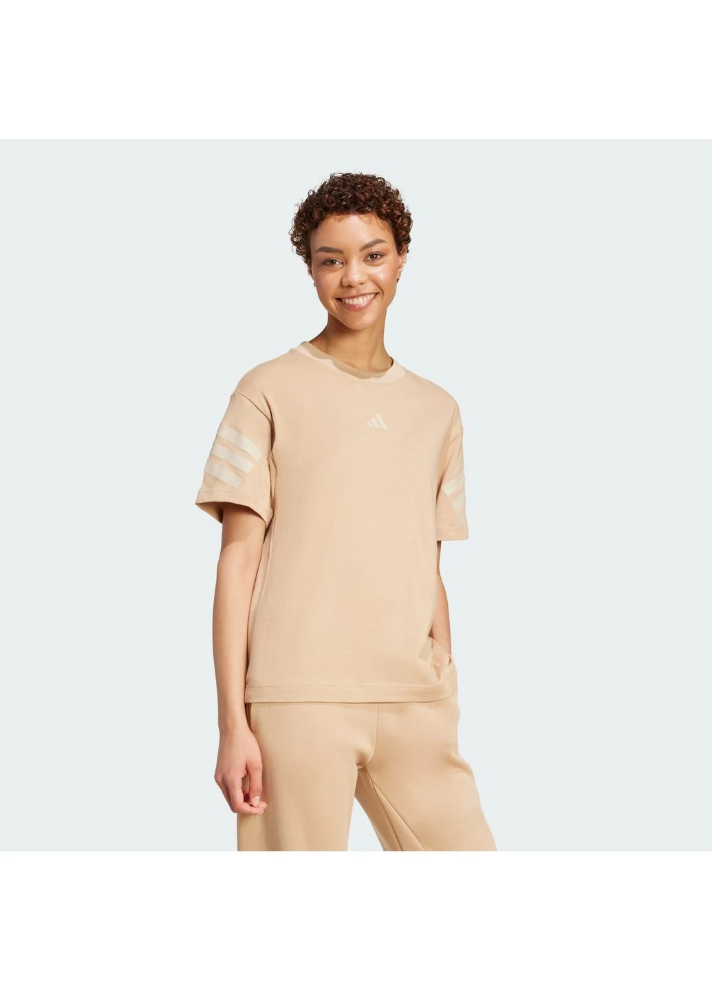 Футболка Future Icons 3-Stripes Beige JW7840 adidas - (398072965)