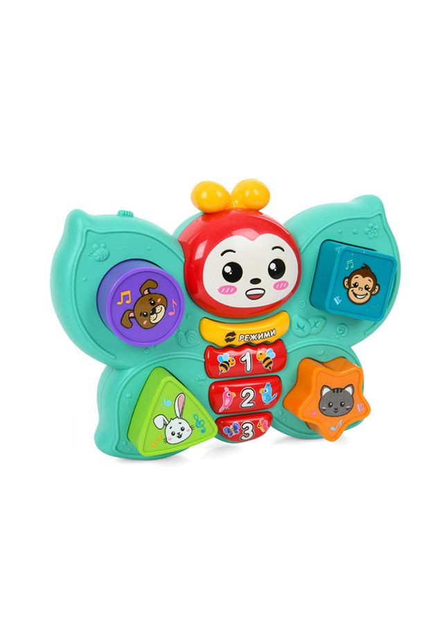 Интерактивная игрушка-сортер Бабочка цвет разноцветный ЦБ-00245036 Limo Toy (282924553)
