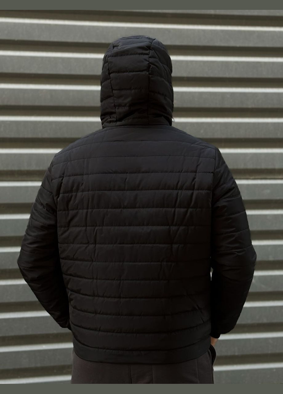 Черная демисезонная демисезонная куртка карта украины Vakko