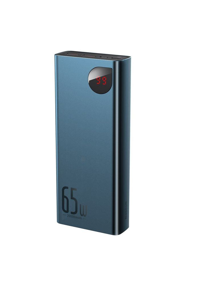 Повербанк Adman metal Digital display quick charging 20000 mAh 65W Blue Baseus