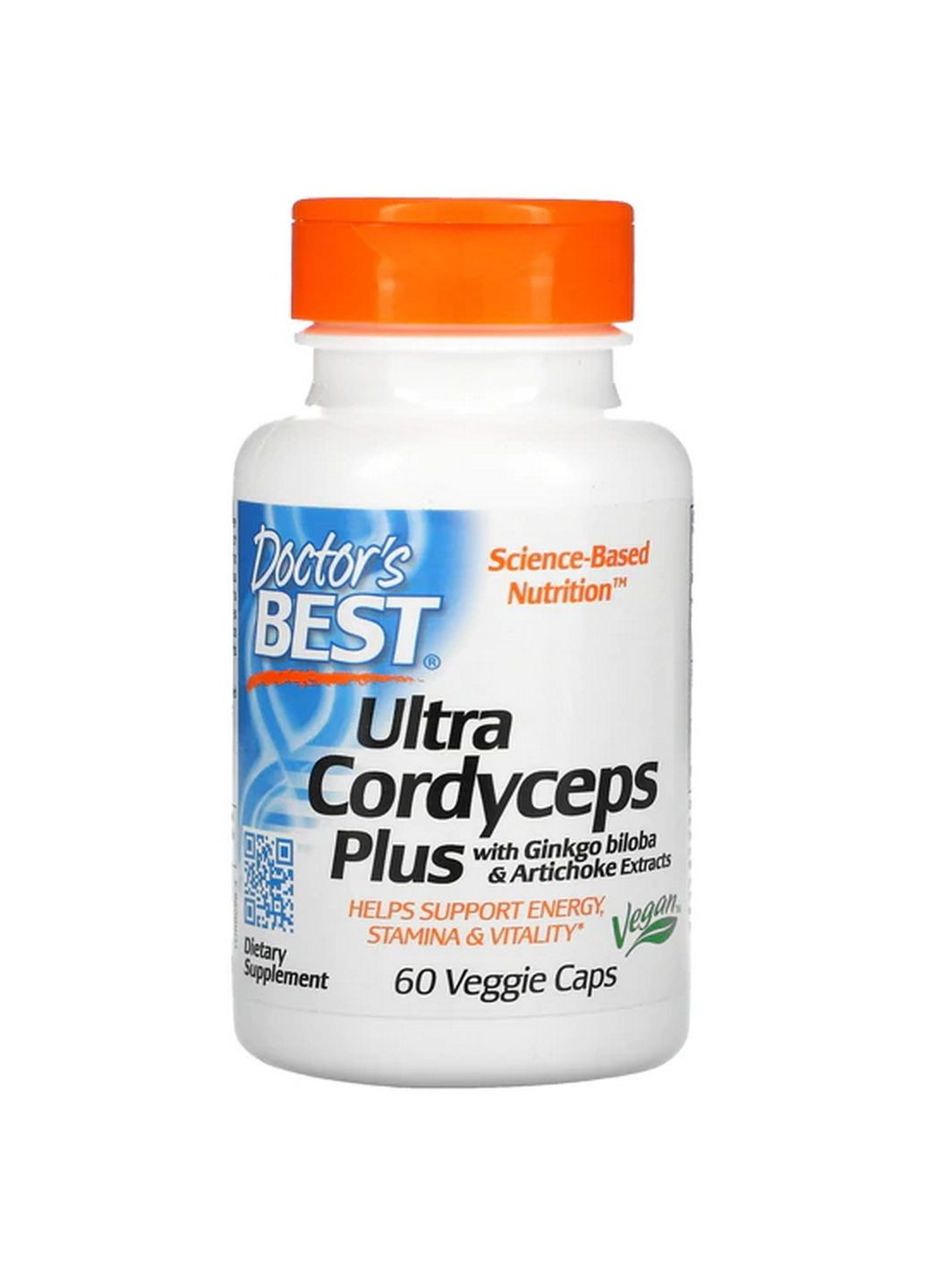 Натуральная добавка Ultra Cordyceps Plus, 60 вегакапсул Doctor's Best (293415665)