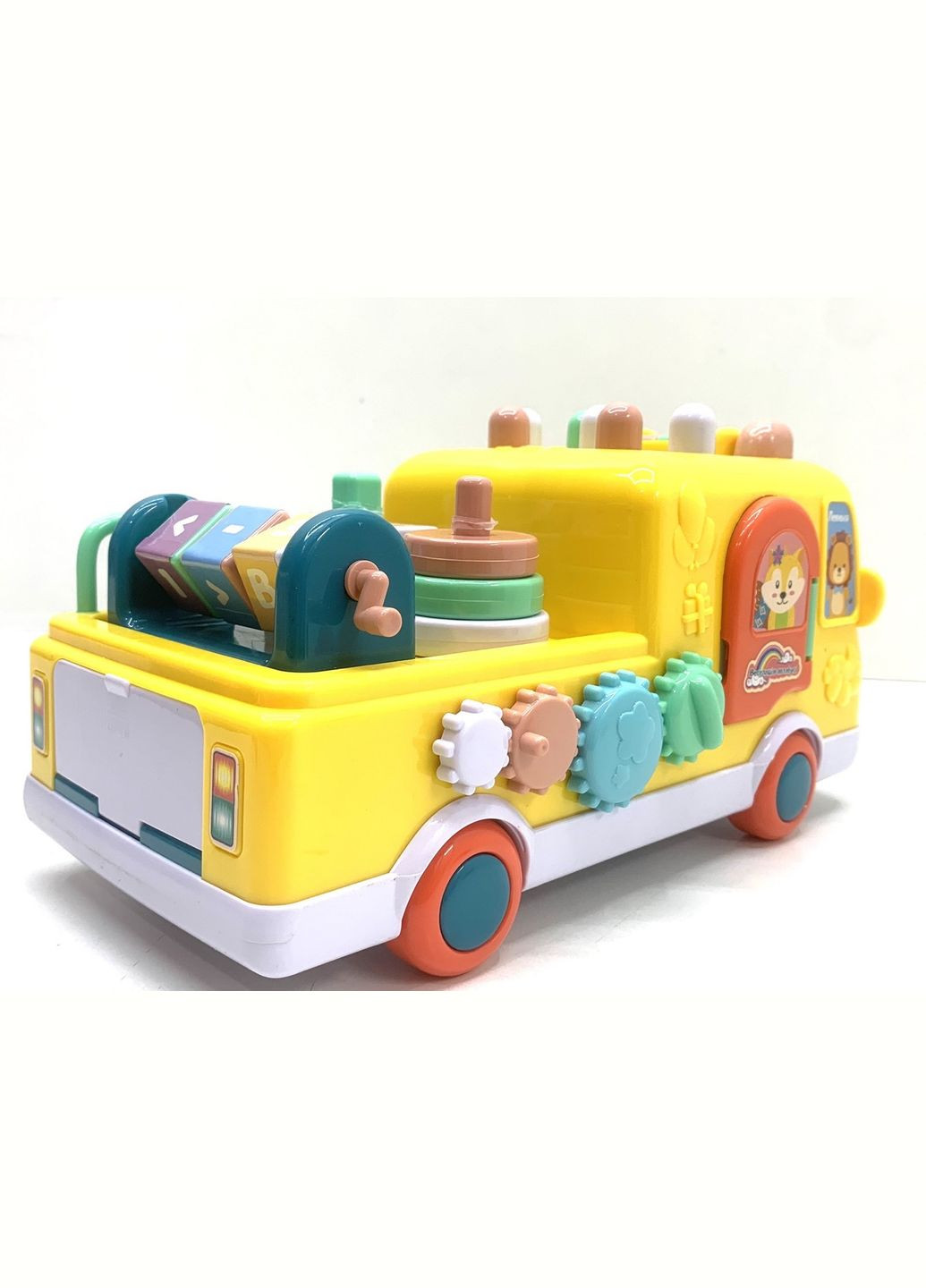 Автобус интерактивный украинское озвучивание сказки песни стихи мини игры Желтый (TK-32602) TK Group (301422254)