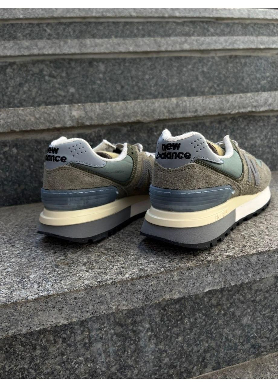 КРОССОВКИ ЖЕНСКИЕ NEW BALANCE 574 LEGACY STONE ISLAND НЬЮ БЕЛАНС 574 No Brand белые демисезоны (367173109)