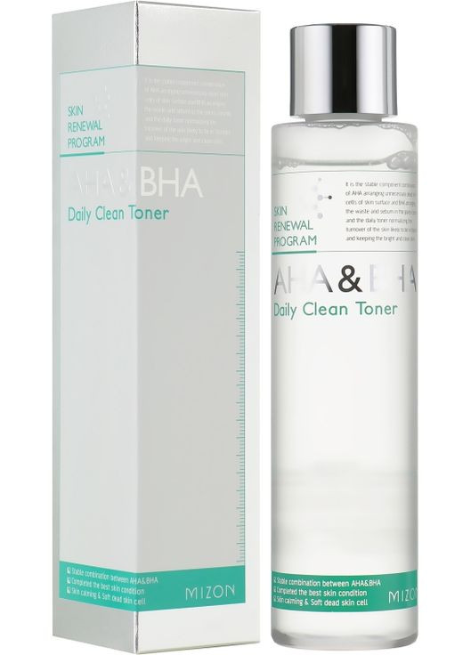 Тоник для лица AHA&BHA Daily Clean Toner 150ml (607599-41527) Mizon (368626533)
