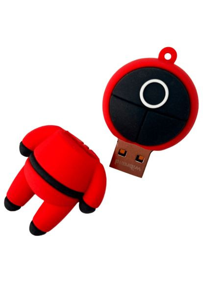 USB флеш накопичувач (WI2.0/SG16R) Wibrand 16GB Squid Game Red USB 2.0 (366645550)