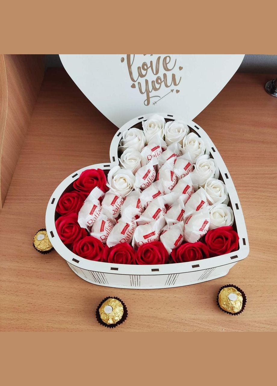 Подарочный бокс с конфетами для девушки на день рождения, на праздник (ar92) No Brand (316141124)