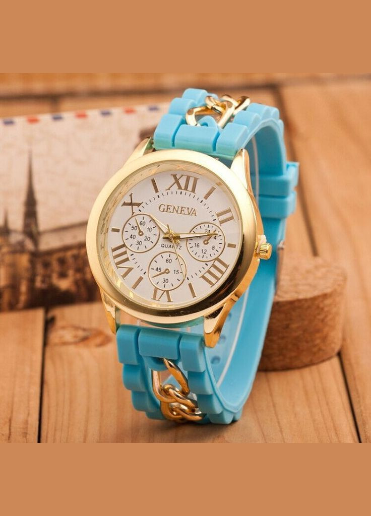 Женские силиконовые часы Женева Geneva (334729489)