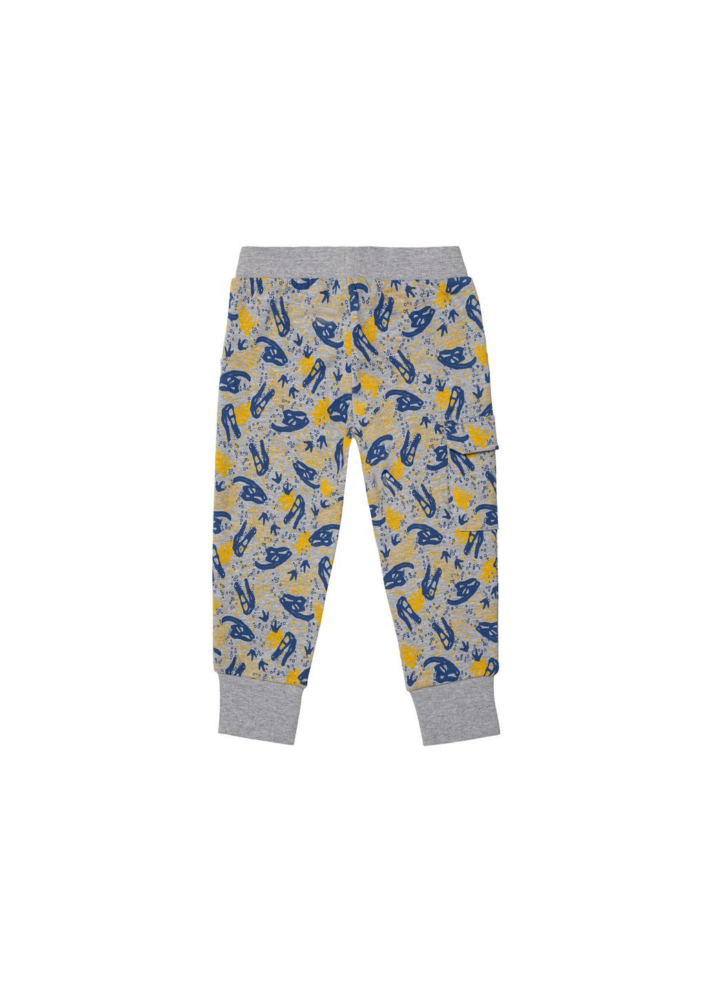 Спортивні штани джоггери з начосом для хлопчика 370316 сірий Lupilu (258368786)