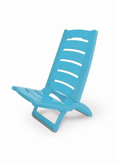 Крісло-шезлонг 37.5х65, пластик, блакитний Adriatic (329407349)