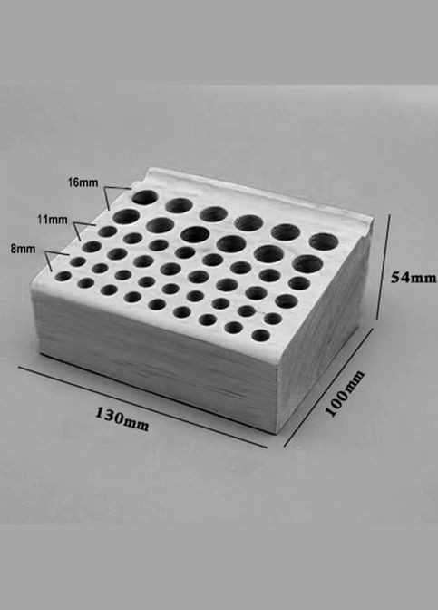 Органайзер для свёрл из дерева Влачиде мускат (СВР-002807) No Brand (328910795)