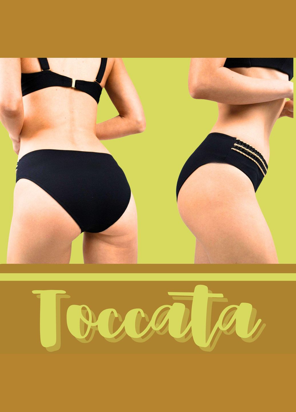 Чорний купальник чорний victoria bsg - 030 Toccata