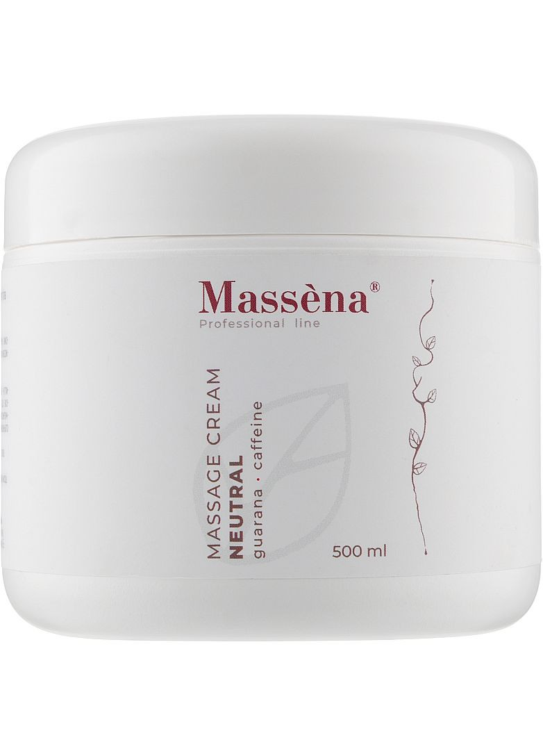 Нейтральний масажний крем для тіла Neutral Massage Cream 500ml (904064-72882) Massena (368632571)