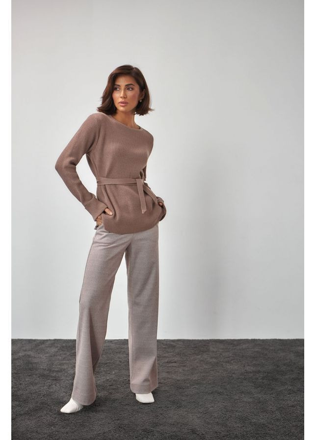 Бежевый джемпер 2433 сухая роза Triko Bakh