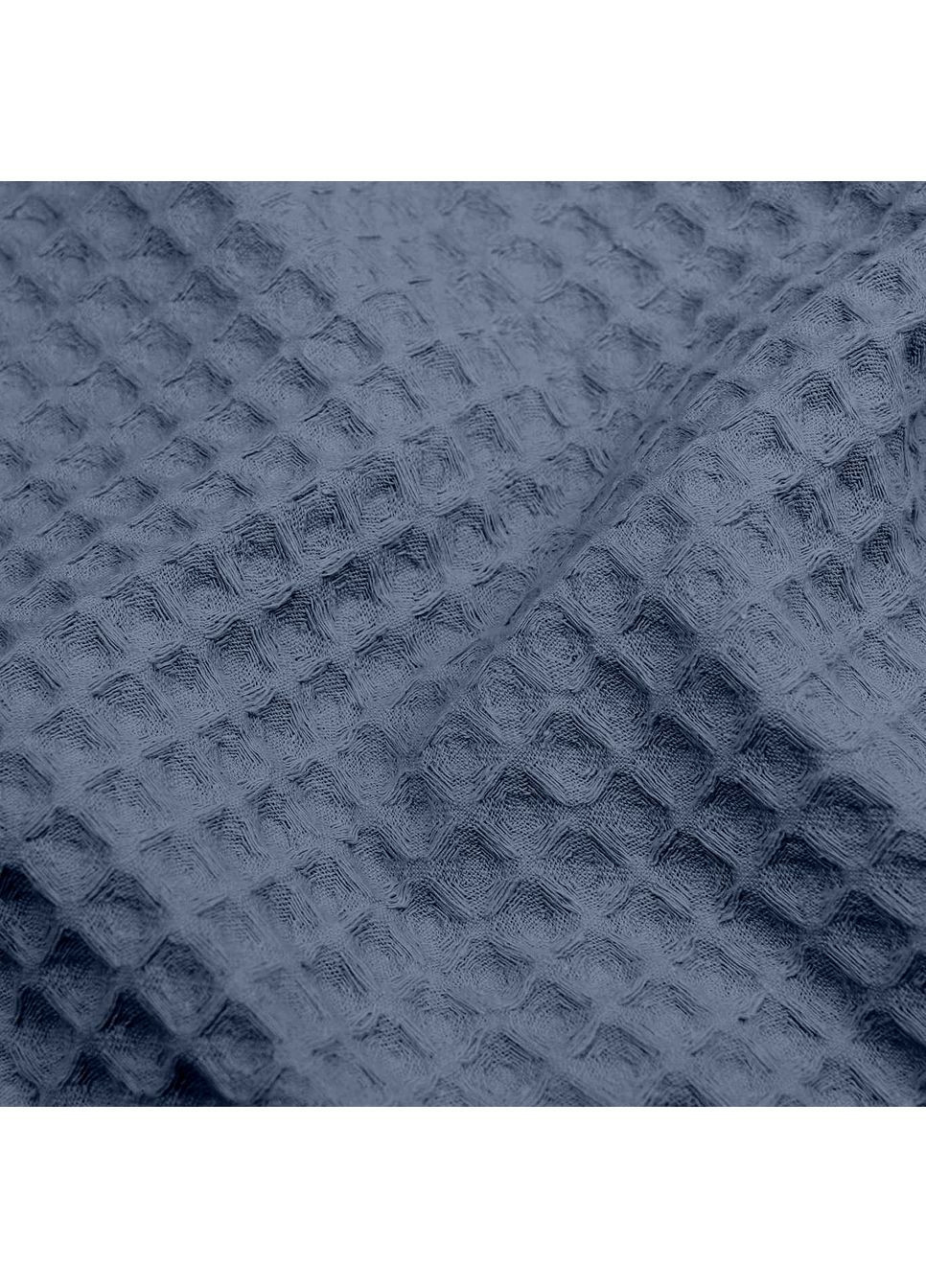 Плед-покрывало вафельное 240х260 см Baltic Greek Waffle Синий Cosas (369668549)