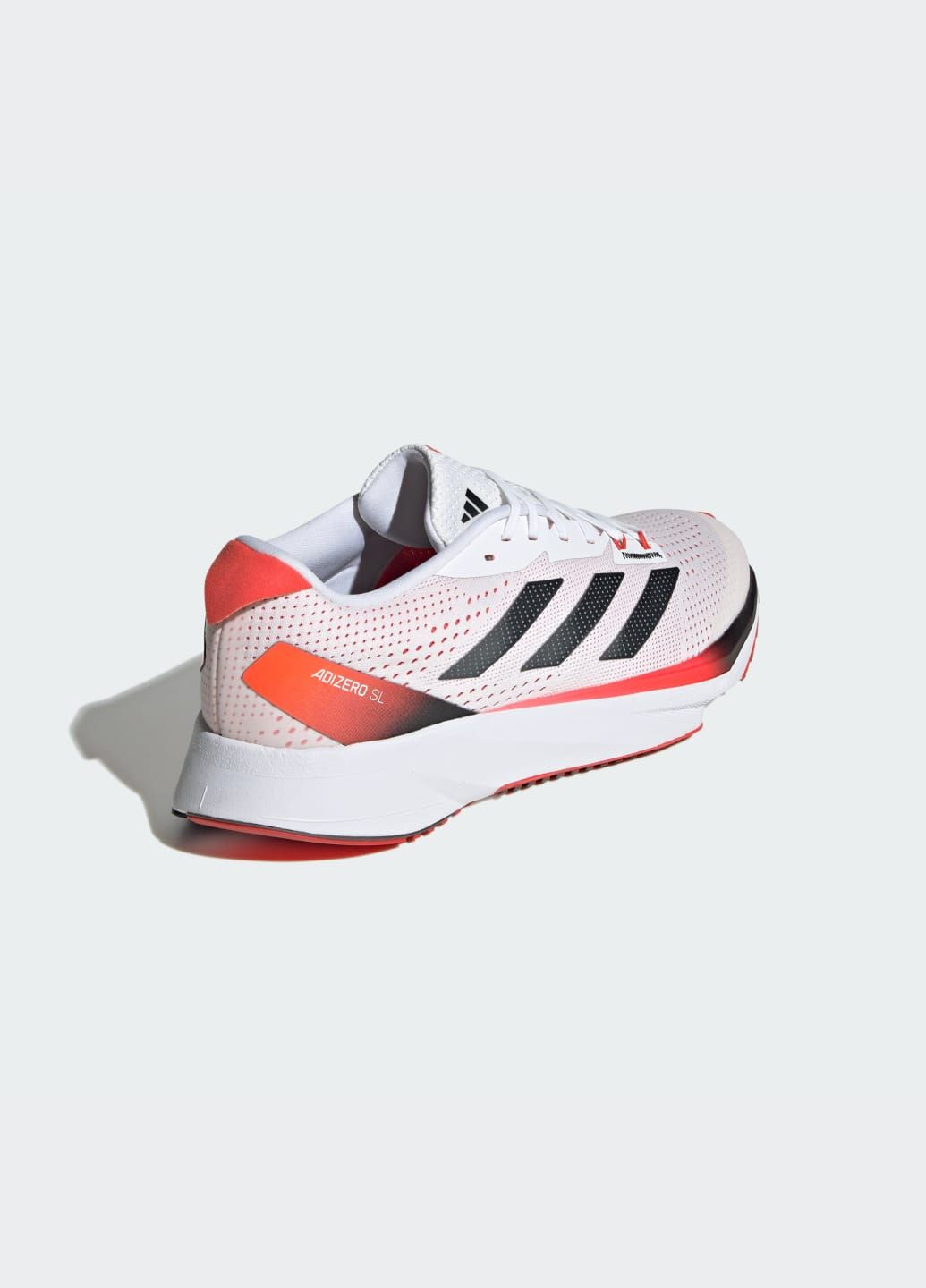 Белые летние кроссовки для бега adizero sl adidas