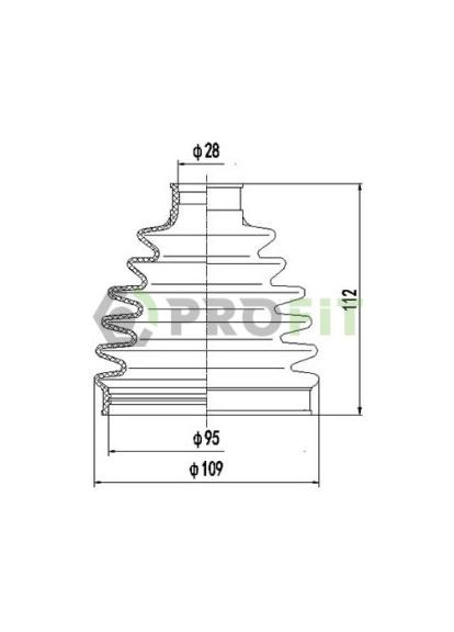 Пильовик шрус PROfit (368533090)