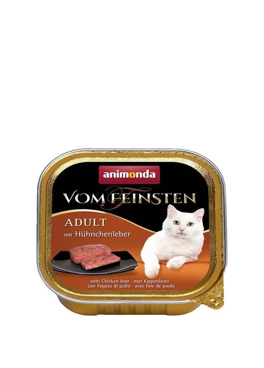 Консерви Vom Feinsten для кішок з курячою печінкою 100 г Animonda (286472477)