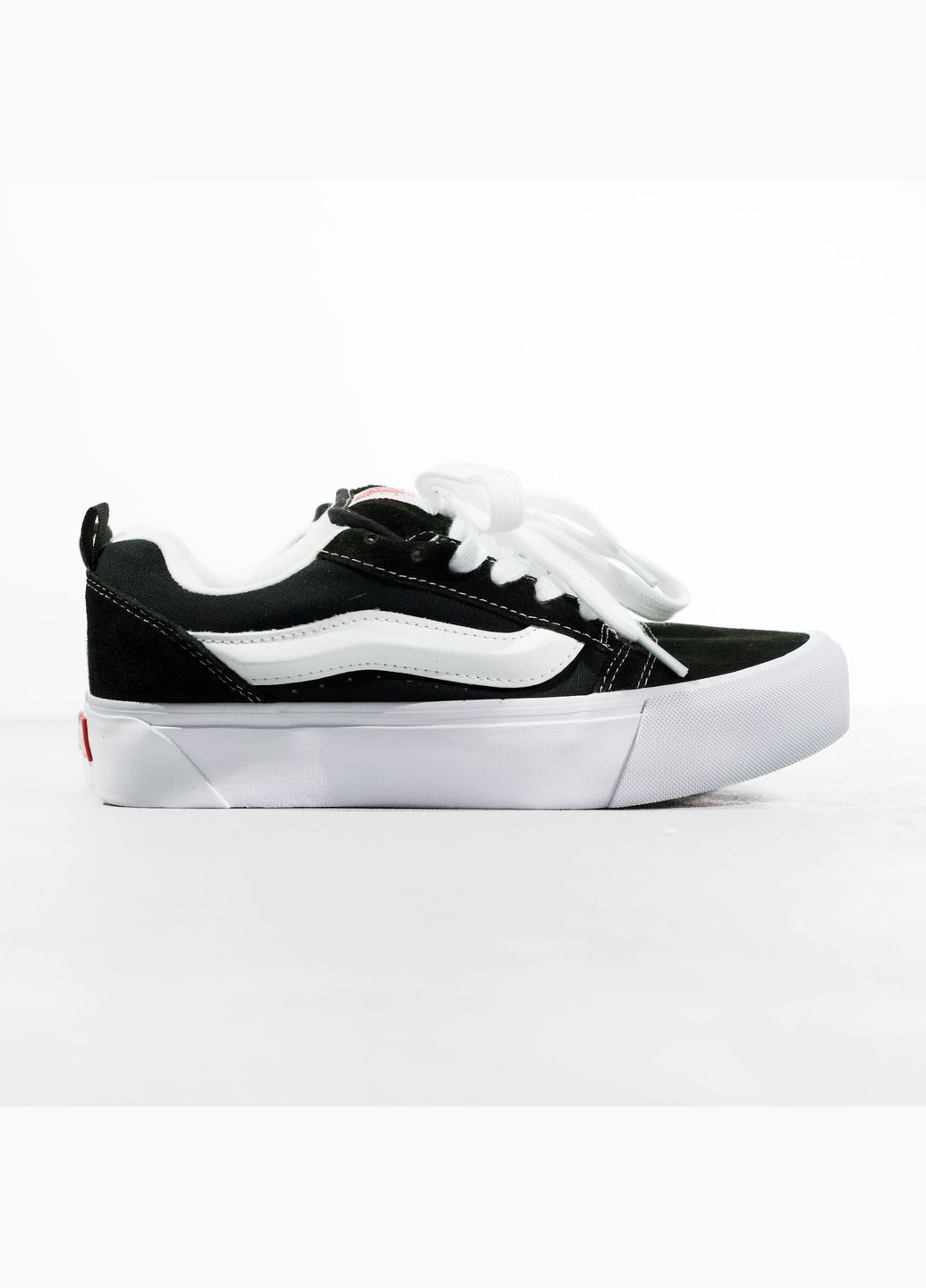Кросівки жіночі Vans Knu Skool Platform black white | Адідас Кампус чорні білі No Brand чорні демісезони (316504452)