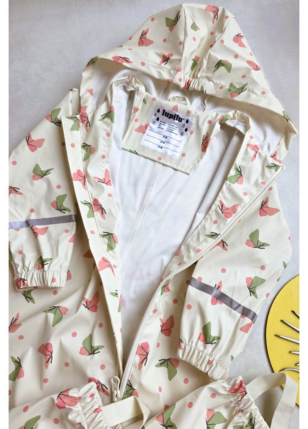 Дощовик дитячий комбінезон без утеплення брудопруф для дівчаток Lupilu Комбінезон (361963451)