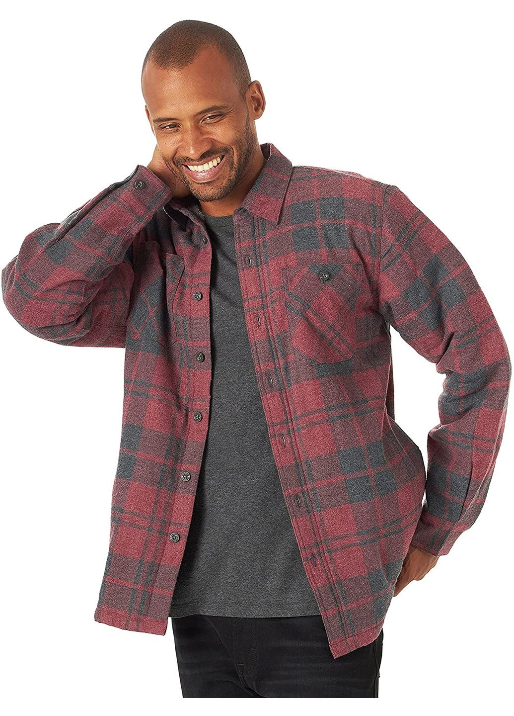 Куртка-сорочка на підкладці - Current Heather (ZHCESAF) Wrangler (322312748)