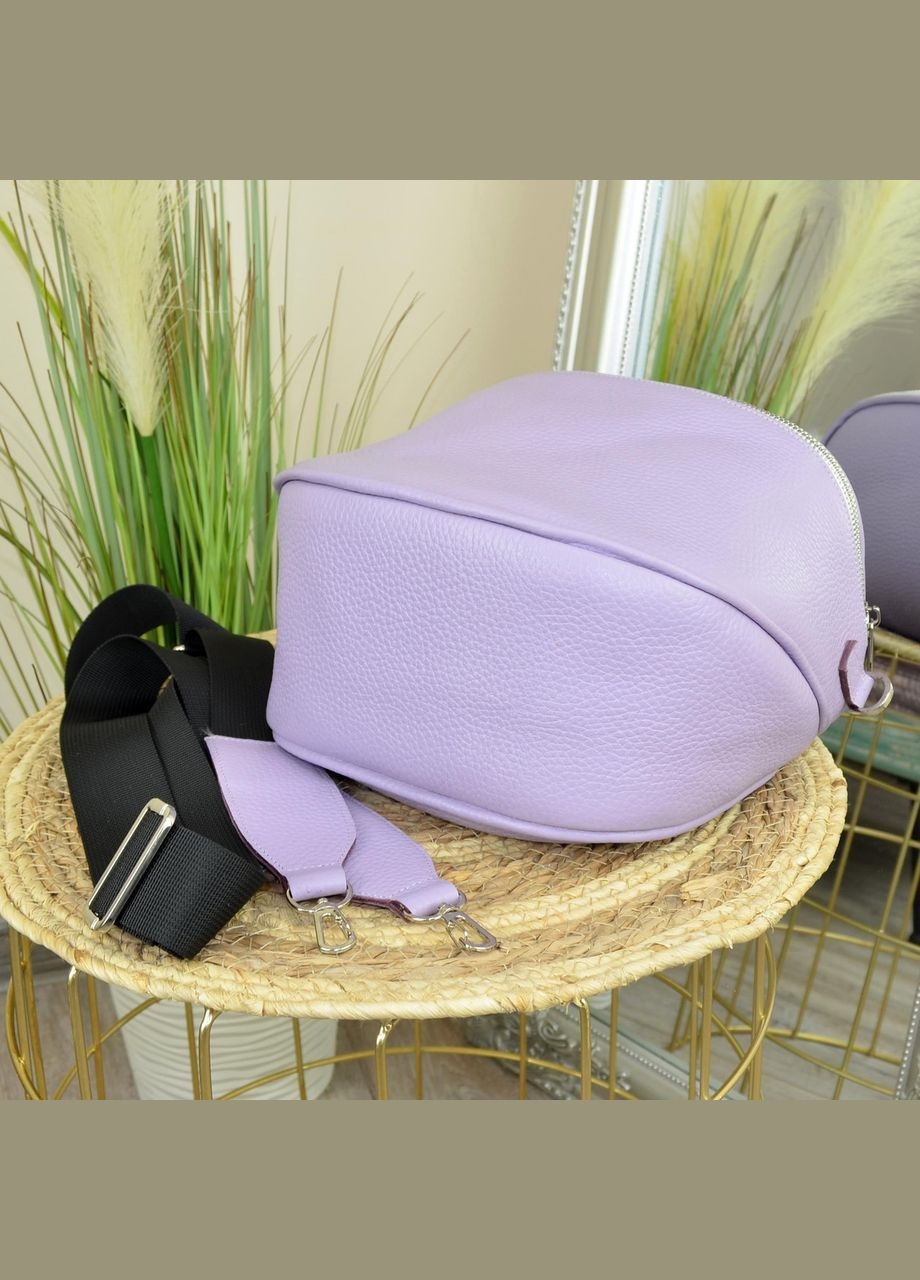 Женская сумка ТМ "". Натуральная кожа флотарь, цвет лаванда. Vasha para (303931724)