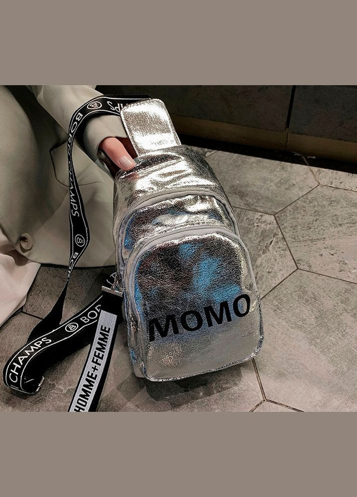 Стильная женская сумка бананка из экокожи с морозостойкостью черная (sku_473) No Brand (330576940)