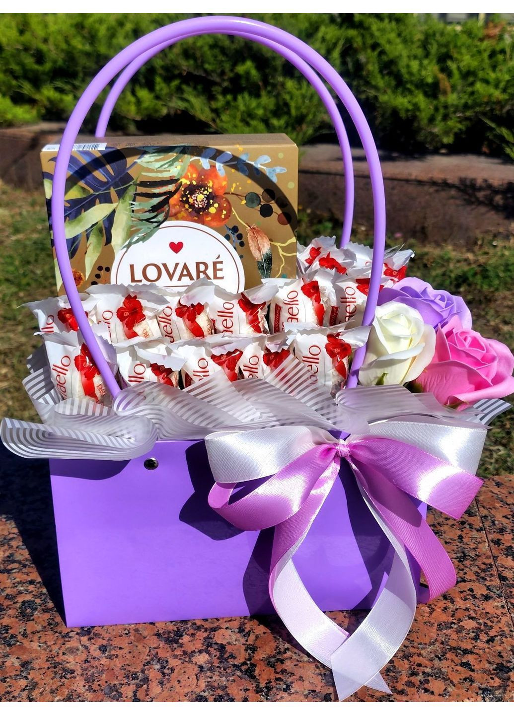 Сумочка с конфетами и чаем Raffaello (363027464)