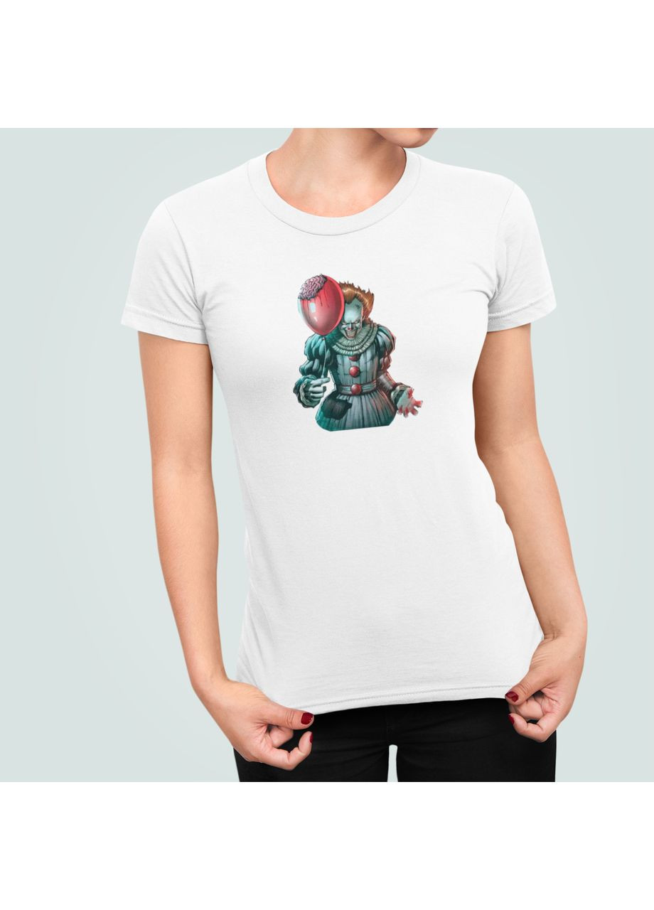 Жіноча футболка з принтом Pennywise It Пеннівайз Клоун Воно 2 Хелловін Stedman - (365253960)