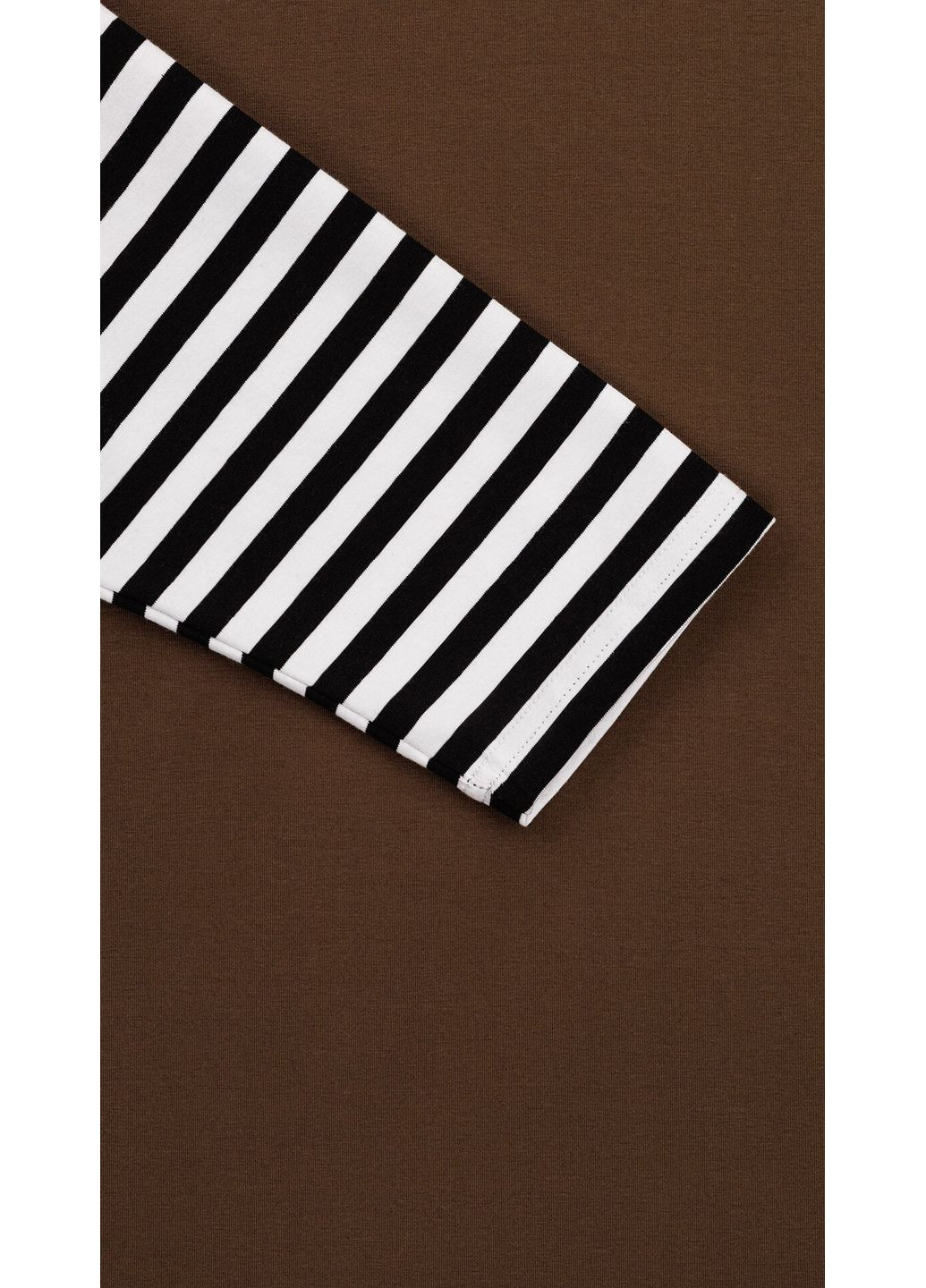 Коричневый демисезонный повседневный лонгслив LAWA