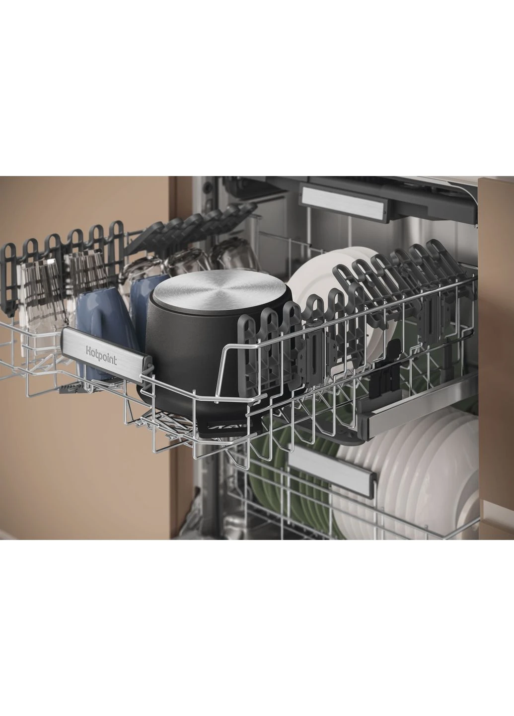 Посудомийна машина HM7 42 L (вбудована, 60 см) HOTPOINT-ARISTON (384412546)