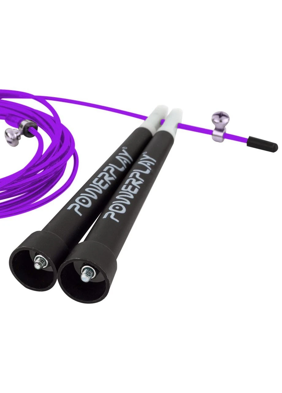 Скакалка скоростная 4202 Ultra Speed Rope Фиолетовая (2,9m.) PowerPlay (388105914)