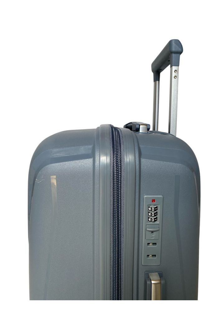 Чемодан малый под ручную кладь S Madisson 51103 полипропилен Серый Snowball (328389013)