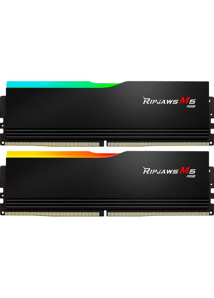 Набор 64GB DDR5 6400 MHz Ripjaws M5 RGB (F5-6400J3239G32GX2-RM5RK) G.SKILL (370033715)