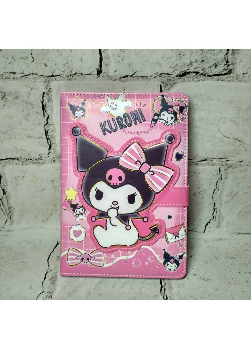 Блокнот Куромі на магнітній застібці 19х12,7 см Рожевий No Brand (370188063)