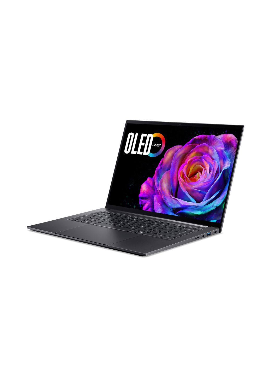 Ноутбук Swift X 14 SFX14-73G 14.5" 2.8K OLED, Intel U7-255H, 16GB, F1TB, NVD5050-8, Win11, сірий Acer (365748644)