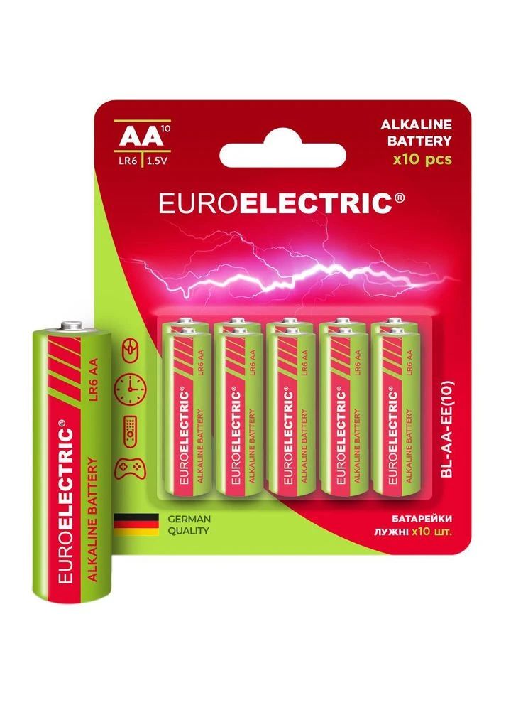 Батарейки AA 10 шт (BL-AA-EE(10)) Euroelectric (323428879)