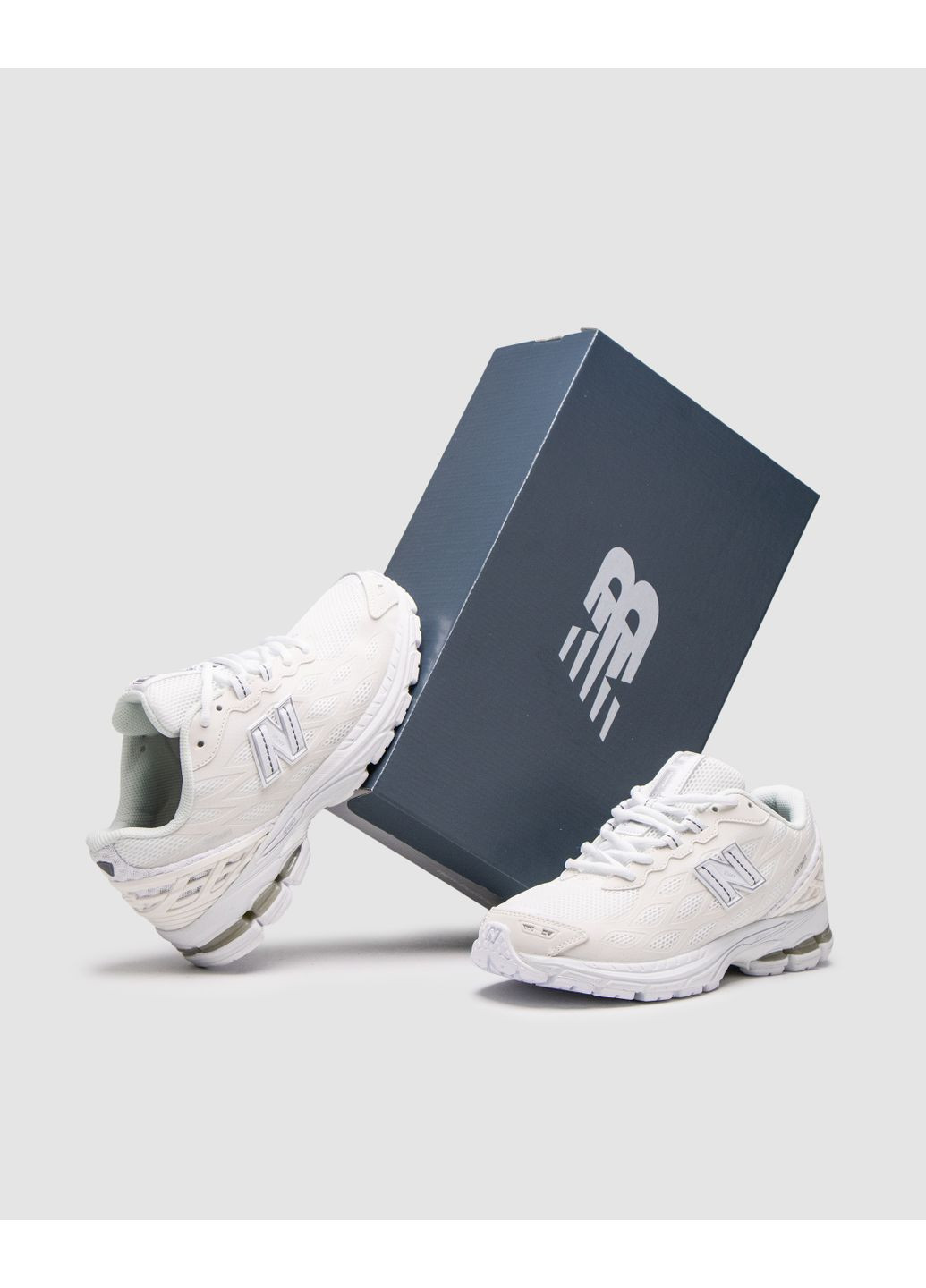 КРОССОВКИ ЖЕНСКИЕ NEW BALANCE 1906R FANTOMFIT WHITE НЬЮ БЕЛАНС 1906R No Brand белые демисезоны (368861643)