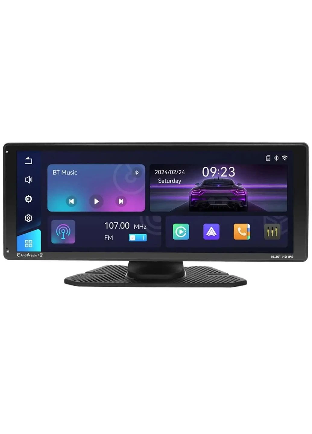 Универсальное головное устройство RIAS 901W 10.26" HD IPS сенсорный экран Apple CarPlay и Android Auto Black No Brand (395879261)