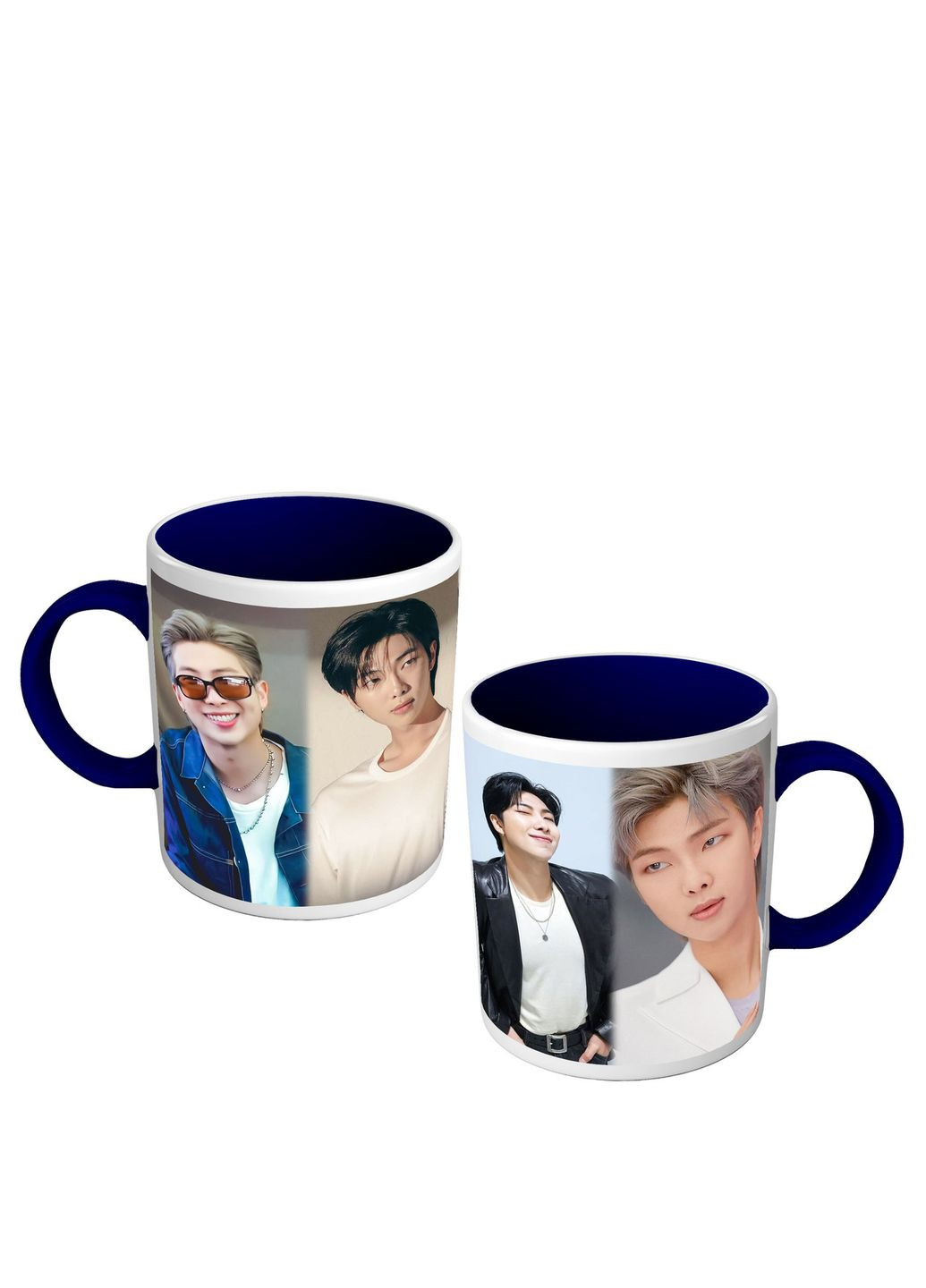 Чашка цветная с фотографиями исполнителя RM из k-pop группы BTS No Brand (302522628)