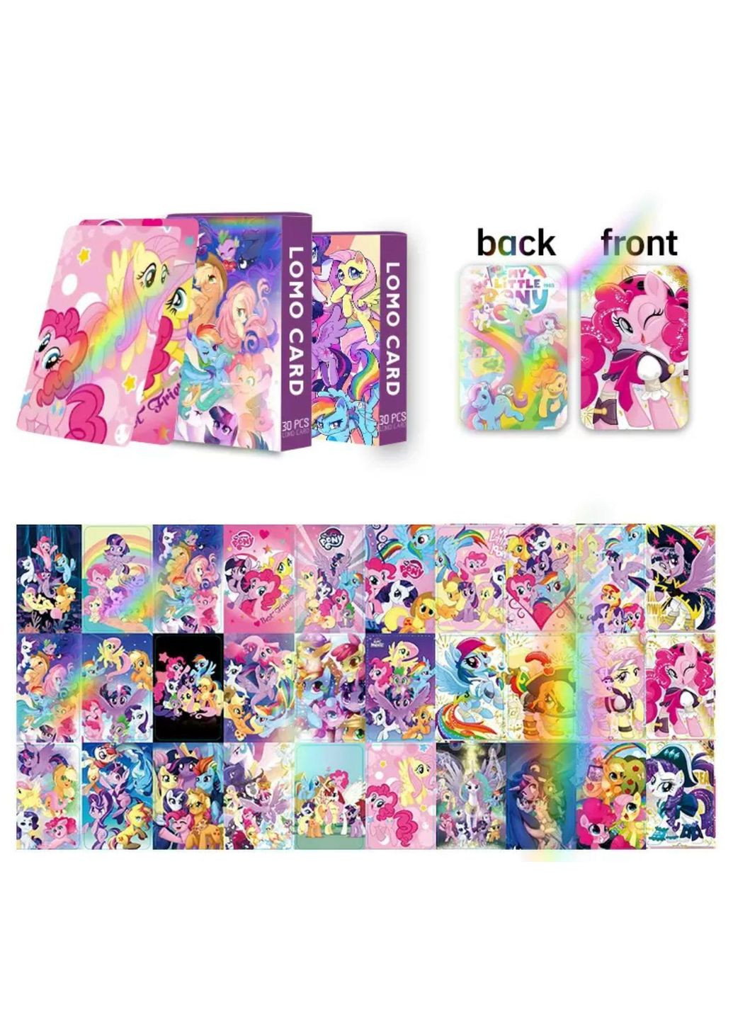 Набор карт LOMO CARD My Little Pony – 30 шт. No Brand (361679358)