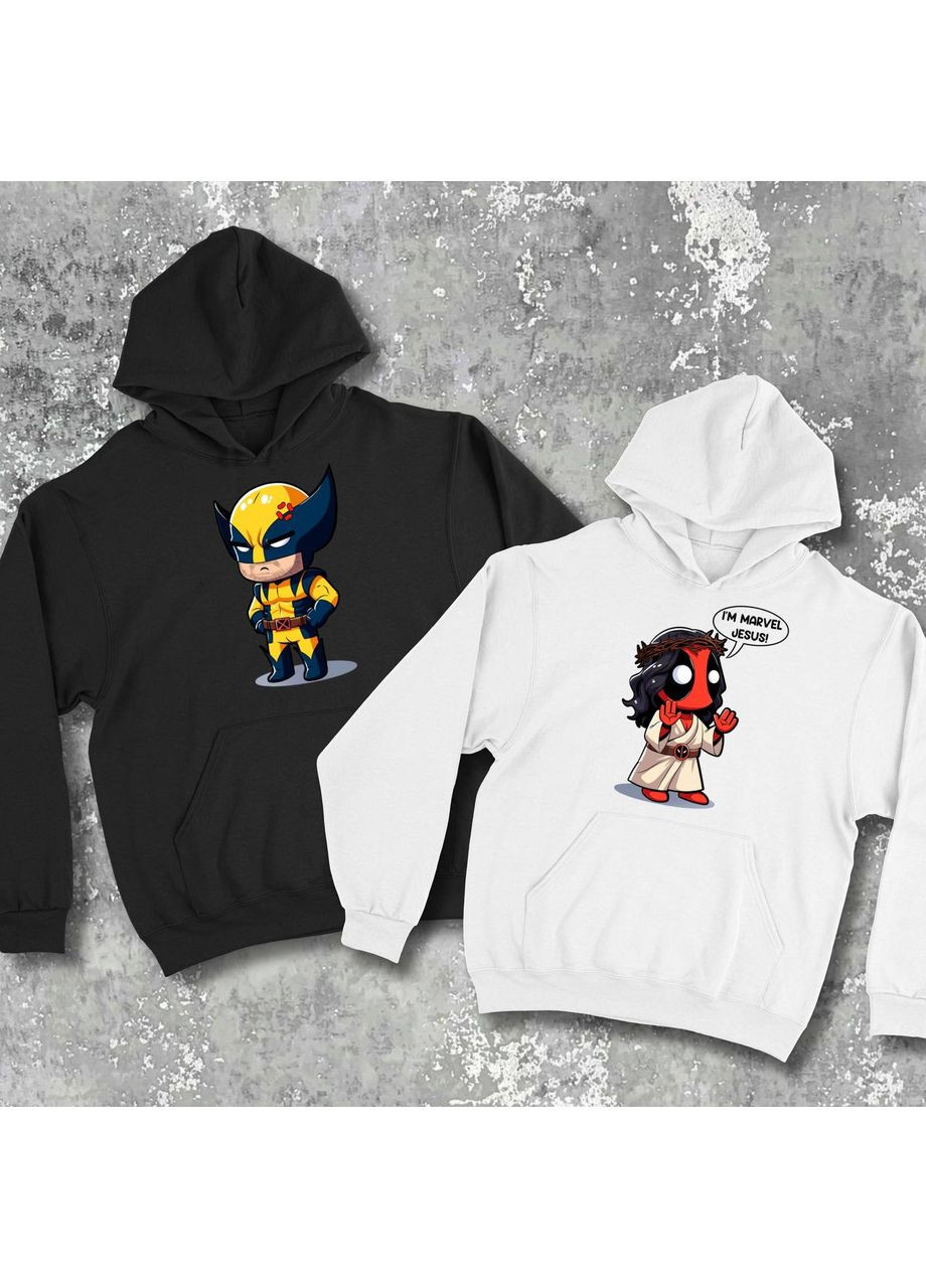Парні худі з принтом - Дедпул/Росомаха Hand Made (361266976)