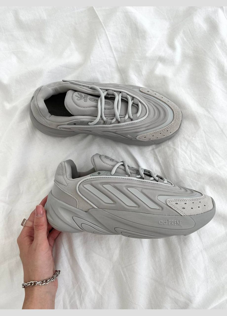 Серые всесезонные кроссовки Vakko Adidas Ozelia Grey