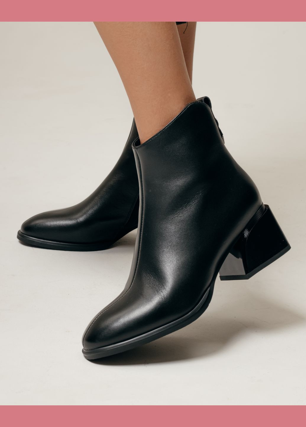 Черевики на підборах чорний велюр Suny Liana (304645189)