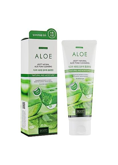 Очищувальна пінка з екстрактом алое 180ml (603173-4307) Jigott (368627553)