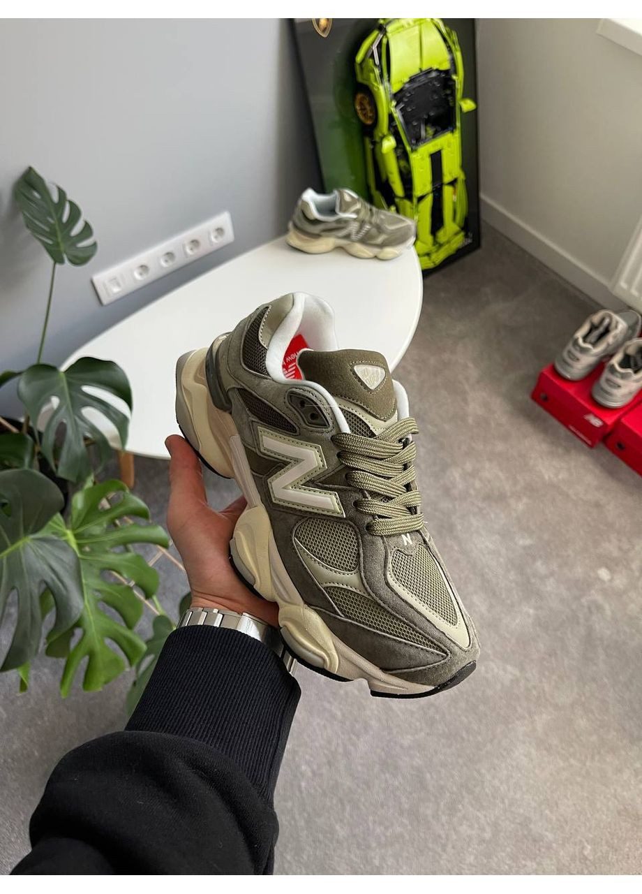 Оливкові Осінні кросівки чоловічі і жіночі new balance 9060 jd exclusive olive | нью беланс 9060 оливкові No Brand