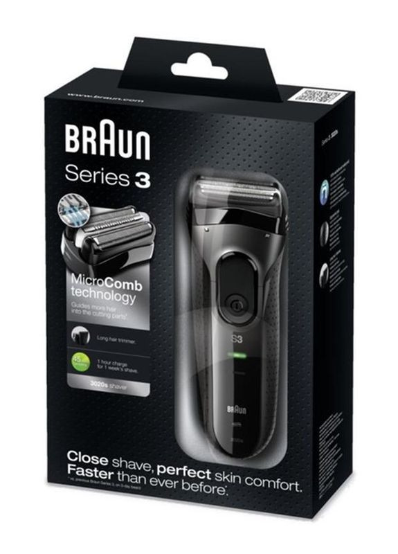 Електробритва Series 3 3020 Black Braun (365756054)
